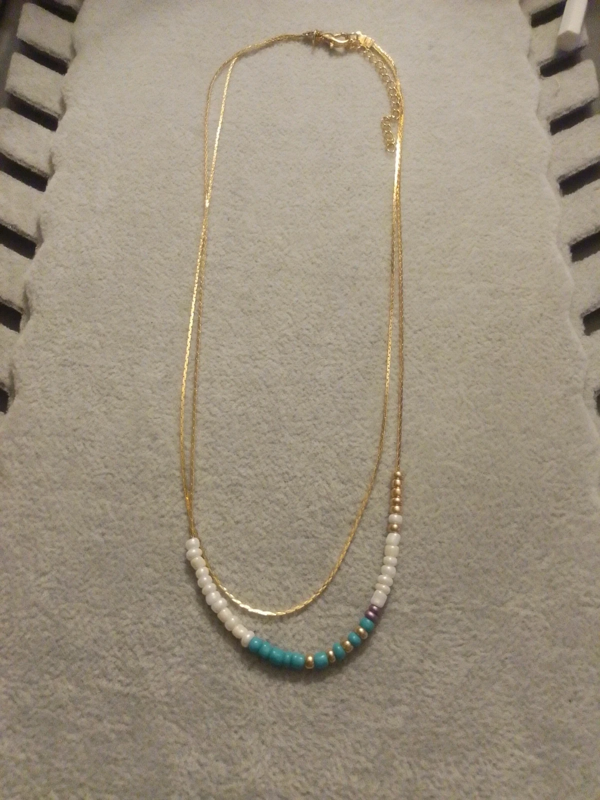 Stainless steel double bohemian necklace – photo 2